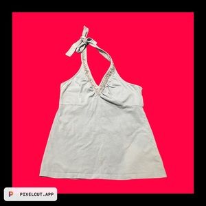 Light Blue Halter Top